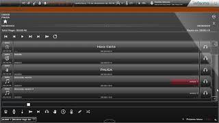 Inserir e Arrastar Programação Player InfoAudio