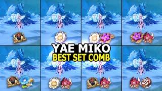 BEST Artifacts for YAE MIKO - Combined Artifacts Comparison Guide | Genshin Impact