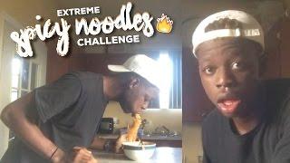 EXTREME SPICY NOODLES CHALLENGE (ALMOST DIED)