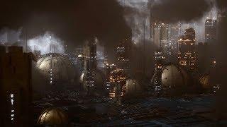 Cinema 4D Tutorial - Create a Futuristic City Using Octane Scatter and Volumetrics