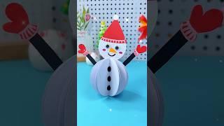 Very Simple Craft | Christmas Is Coming， Make a Christmas Snowman in 20 Seconds