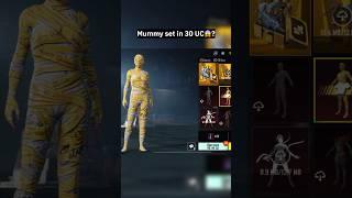 Mummy set crate opening 30 UC only| Anniversary Crate|Inferno Mummy set #shorts #bgmi #viral