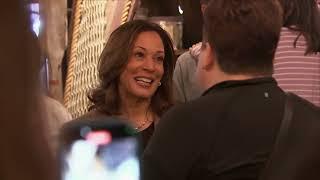 RAW VIDEO: Kamala Harris reacts to Dick Cheney, Liz Cheney endorsements