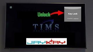 JayKay LED TV Key Lock Problem Fix without a remote | How to reset and unlock JayKay TV