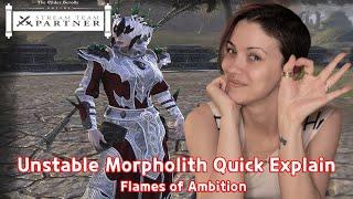 Elder Scrolls Online PTS Unstable Morpholith Quick Explanation