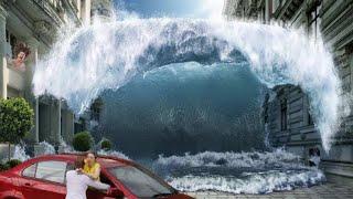 A massive tsunami hits Spain: a giant wave in Menorca resembling a meteotsunami