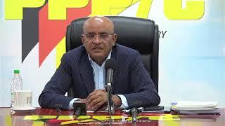 Press Conference by the General Secretary of the PPP Dr. Bharrat Jagdeo. July 25, 2024