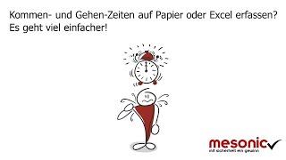 Kommen- und Gehen-Zeiten auf Papier oder Excel erfassen? Es geht viel einfacher!