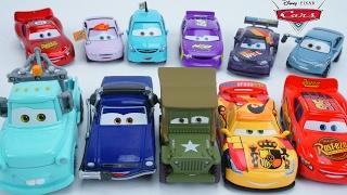 DISNEY PIXAR CARS 2017 COLLECTION NEW SERIES CHARACTERS LIGHTNING MCQUEEN MATER RACING