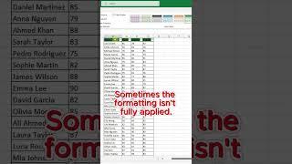 Formatting Tables: How to Alternate Row Colors in Excel