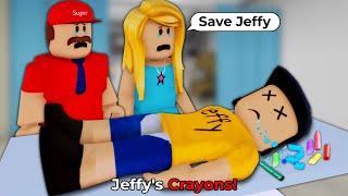 SML ROBLOX: Jeffy's Crayons ! ROBLOX Brookhaven RP - Funny Moments