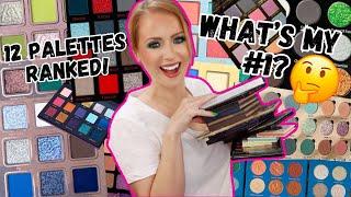 RANKING ALL 12 EYESHADOW PALETTES I TRIED IN MAY 2024