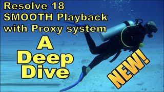 Resolve 18 SMOOTH Playback with NEW Proxy system!   A Deep Dive