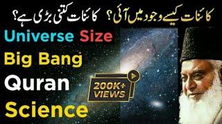 Creation Of The Universe By Quran And Science- Universe Size -Theory Of Evolution By Dr Israr Ahmed