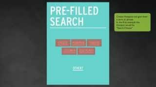 Pre-filled Search Terms Demo