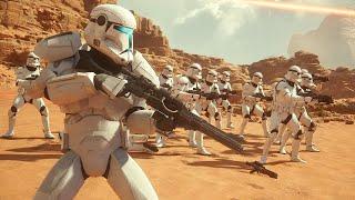 Clone Troopers vs Separatist Droid Army - STAR WARS JEDI SURVIVOR NPC Wars