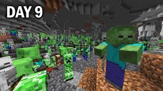 Beating Hardcore Minecraft But The Spawnrate Doubles Daily