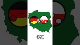 POV : let's be  Friends !   #countryballs #germany #poland #polska #viral #countries #shorts