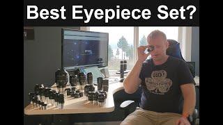 How to build an effective telescope eyepiece set. A guide and comparison of eyepiece types.