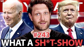 #243 THE TRUMP vs BIDEN DEBATE, a Stabbing Outside My House & The 'Gayest Show Ever' w/ JJ & Justin