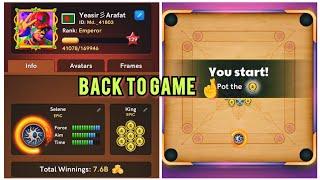 Fair gameplay after long time  | Carrom pool video | Join Telegram  Techno Arafat gaming