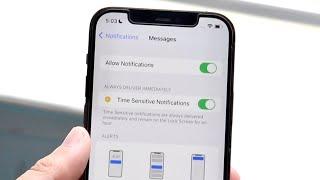 How To FIX Notifications Silenced In iMessage! (2022)