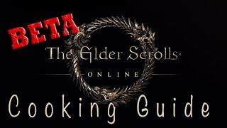 Elder Scrolls Online:Beta! How to cook (ESO Crafting/Cooking Guide) Tutorial  #2 [HD]