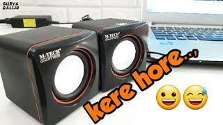 speaker murah untuk komputer pc atau laptop [ unboxing || review || test ]