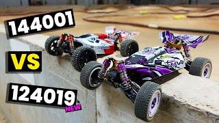 WLtoys 124019 vs 144001 - Which one is better at the track? (RACE DAY) - TheRcKiwis