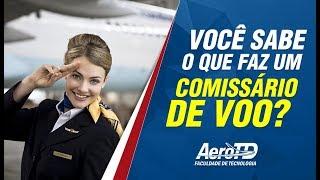 Comissário de Voo - Saiba mais sobre essa profissão.