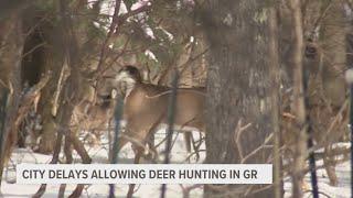 City of Grand Rapids delays allowing urban deer hunting