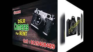 DSLR cameras for rent