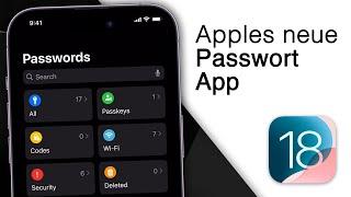 Apples Password Manager App in iOS 18 - So nutzt du sie!