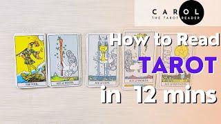 How to read Tarot in 12 minutes | for Beginners
