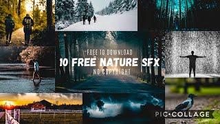 10 New Free Nature Sound Effects PACK  //  Free to Download  //  No Copyright