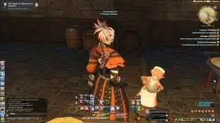 FFXIV - lalafell slapping an empty bowl with a whisk