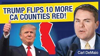 Trump Flips 10 More CA Counties Red!