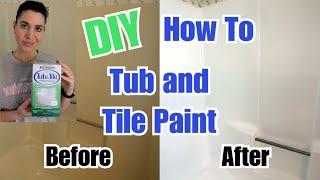 Rustoleum Tub and Tile Refinishing Kit/DIY How to Paint Your Tub and Shower/ Tub/Shower Refinishing