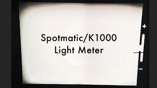 How a Pentax Spotmatic Light Meter Works