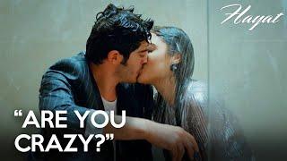 Hayat and Murat kiss in the shower! | Hayat - English Subtitle