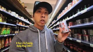 Grocery Shopping for Spencer's Birthday Weekend | A Van Life Family Vlog