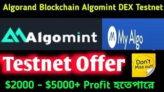 AlgoMint Testnet Offer || Full Joining Procedure 