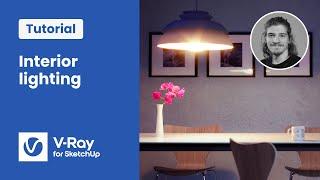 V-Ray for SketchUp tutorial — Interior night scene lighting