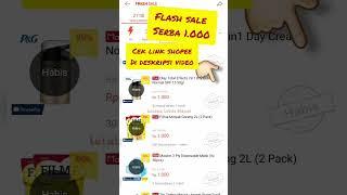 Flash Sale Serba Seribu Akhir Tahun #shopee #shorts #flashsale