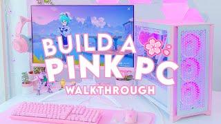 Build Your Own Pink/Aesthetic Gaming PC *TUTORIAL*! (also on TikTok!)