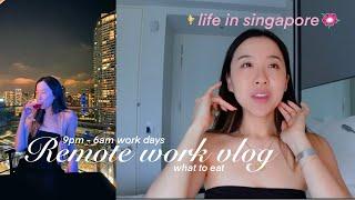 Singapore work & travel vlogweek in my life working a corporate job remotely, ultimate food tour