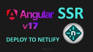 Deploying Angular SSR to Netlify in Few Simple Steps | CI/CD with GitHub