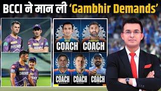 BCCI accepts Gautam Gambhir's two demands, set to hire two members of KKR coaching staff