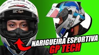 Instalação da  Narigueira Alta no Capacete GP TECH V128