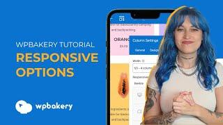 A walkthrough through the WPBakery responsive settings